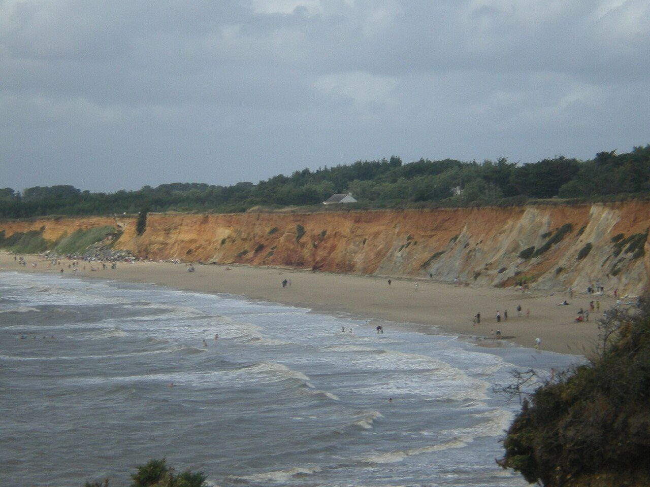 Falaise de la Mine d'Or à Pénestin à Pénestin