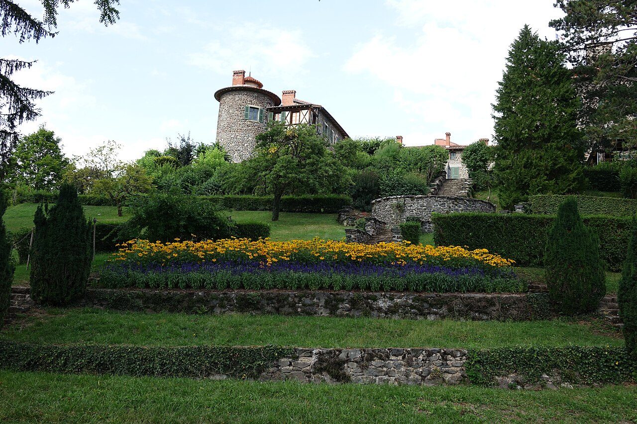 Jardin du Château de Chavaniac-Lafayette à Chavaniac-Lafayette