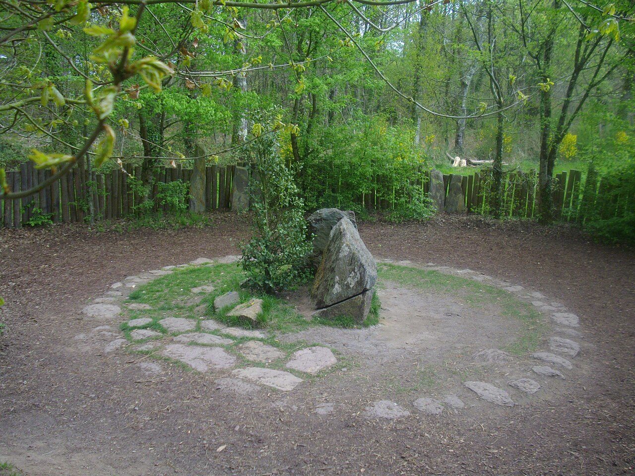 Le tombeau de Merlin à Paimpont
