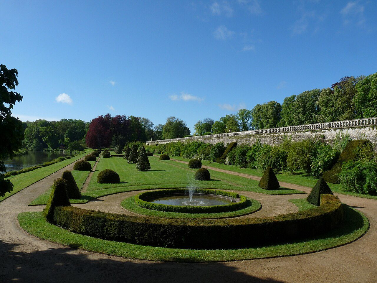 Jardins du château du Lude à Le Lude