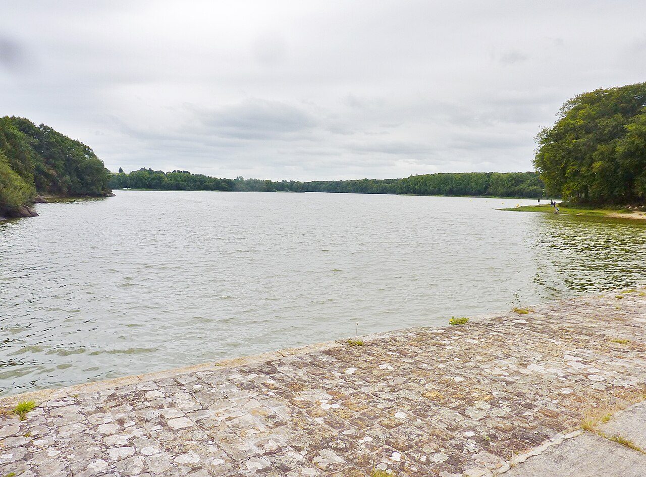 L'étang du Korong à Glomel