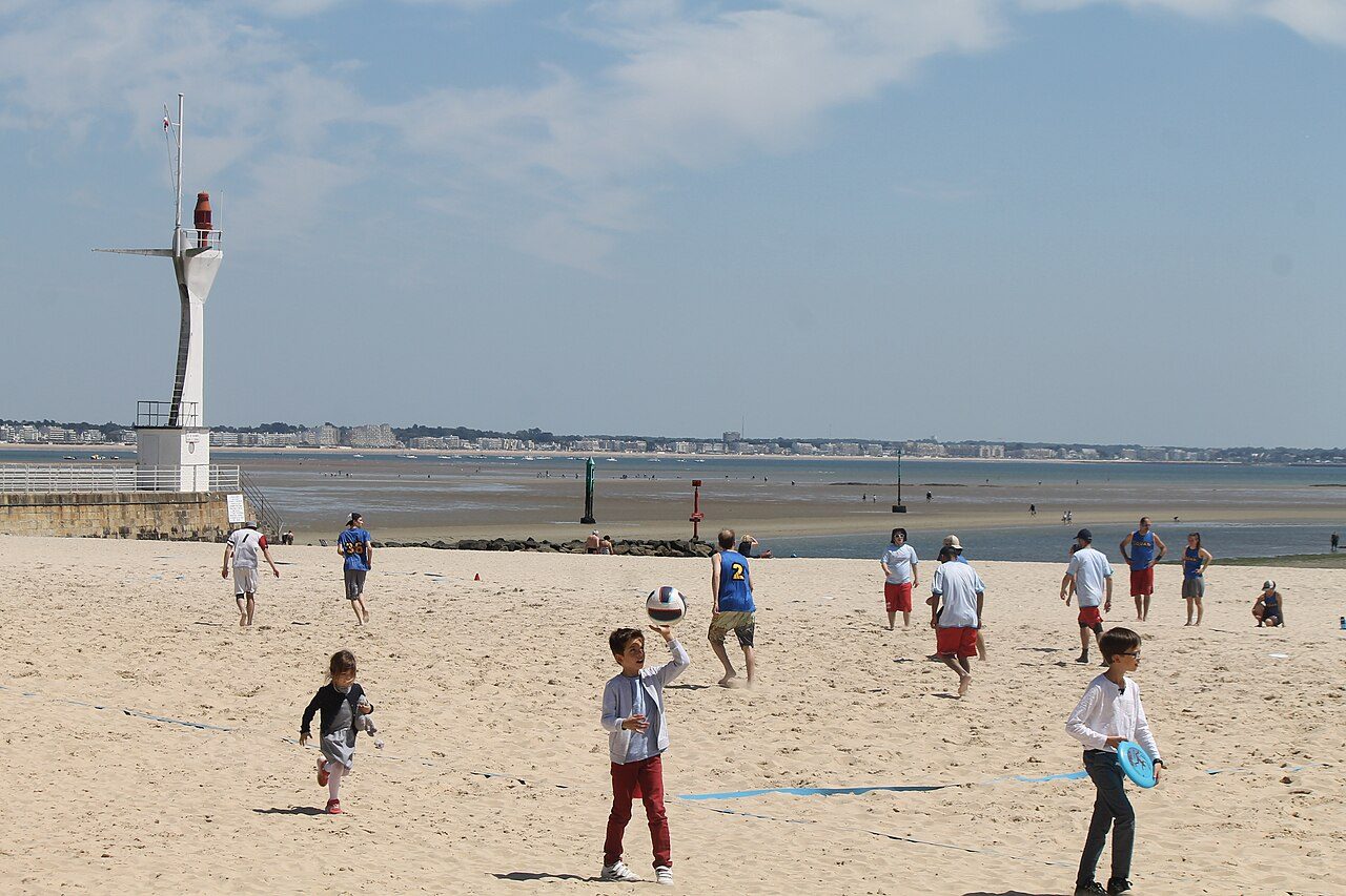 Plage du Nau à Le Pouliguen