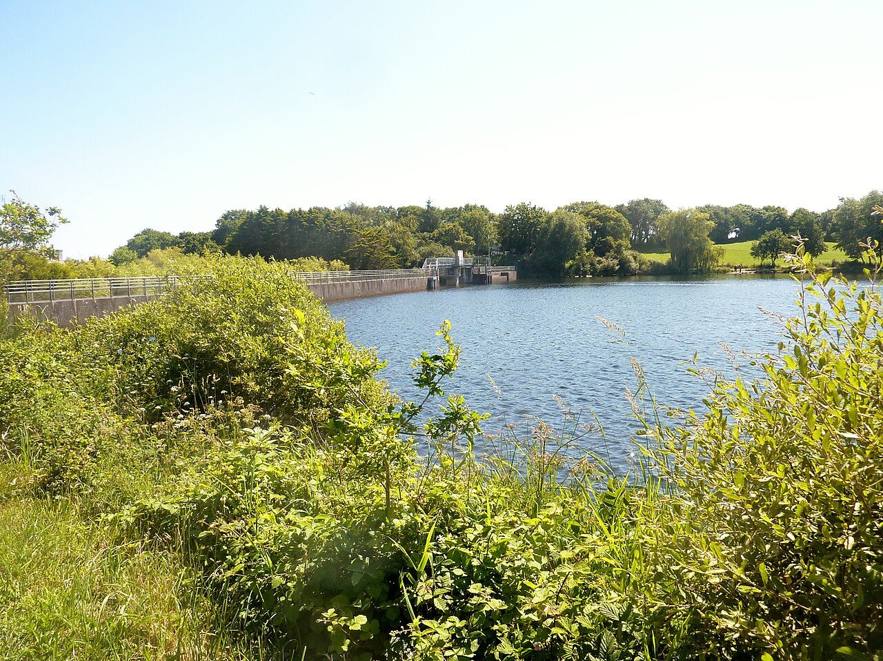 Plan d'eau du Moulin Neuf à Plonéour-Lanvern