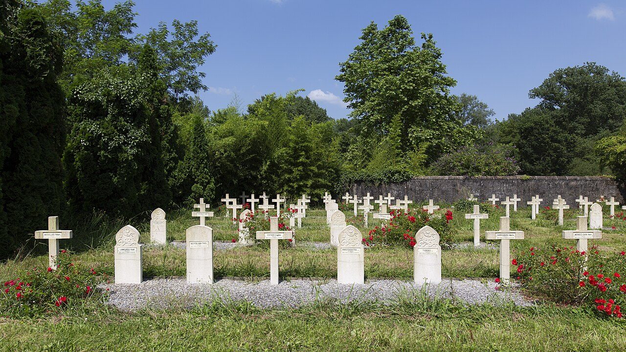 Cimetière militaire à Larressore