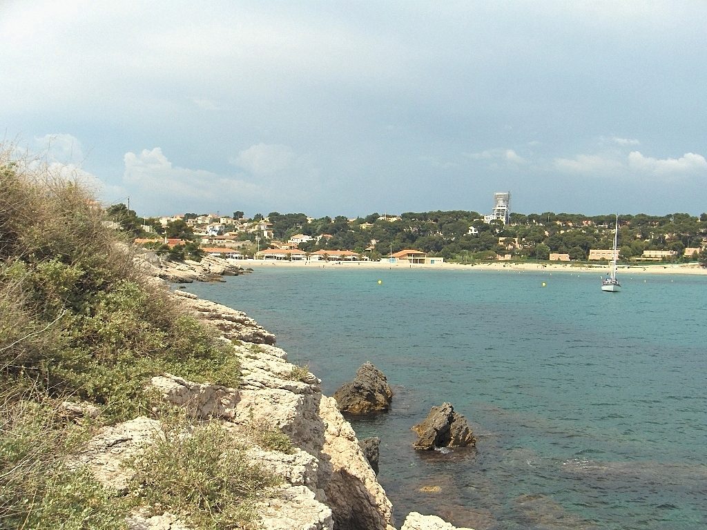 Plage du Verdon à Martigues