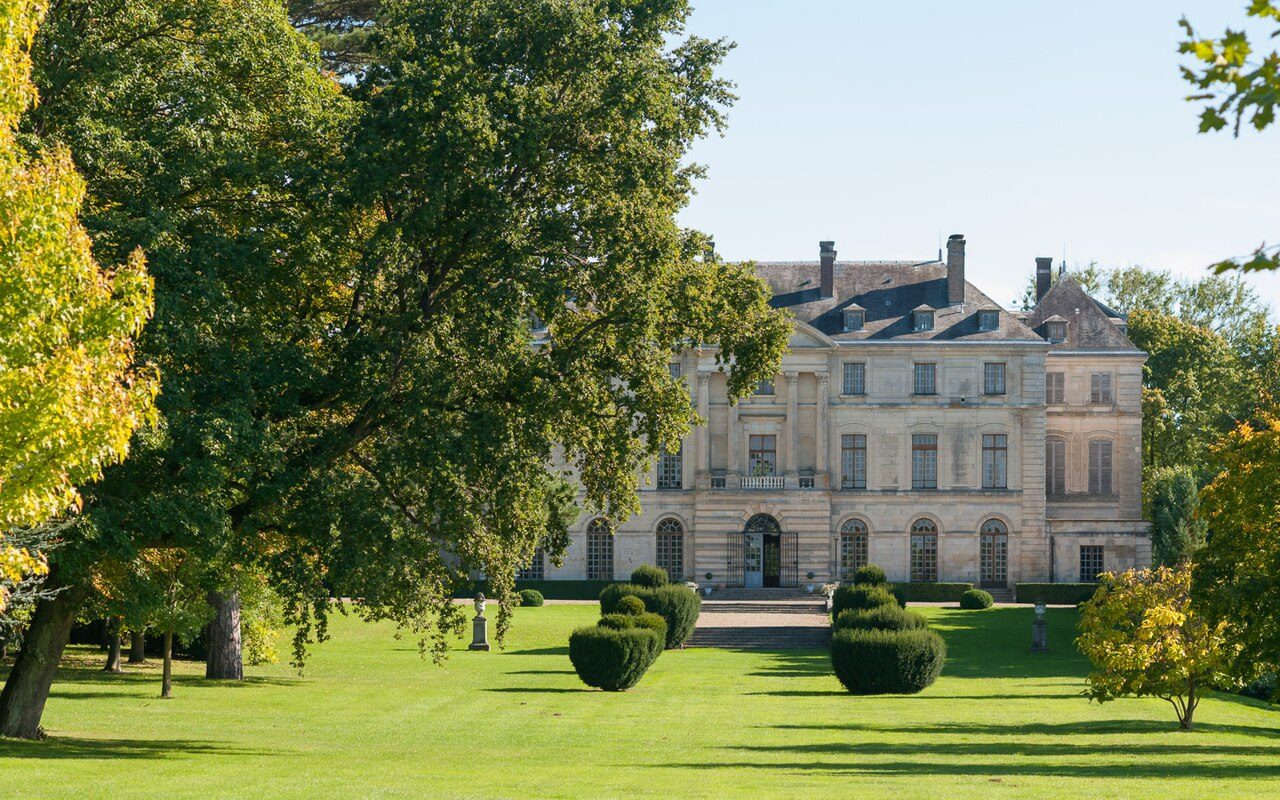 Le parc du château de Montgobert à Montgobert