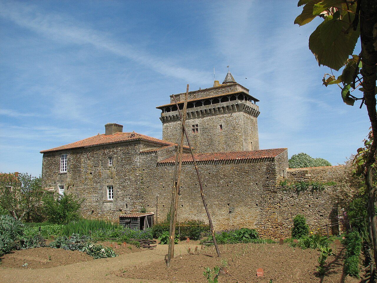 Donjon à Bazoges-en-Pareds