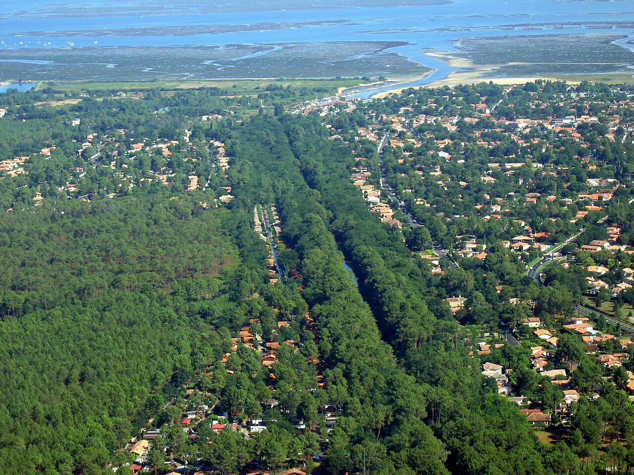 Canal des Landes à La Teste-de-Buch