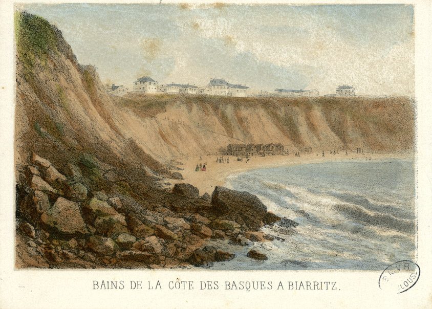 La Côte des Basques à Biarritz