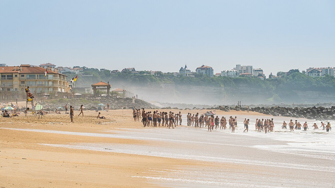 Plage de Marinella à Anglet