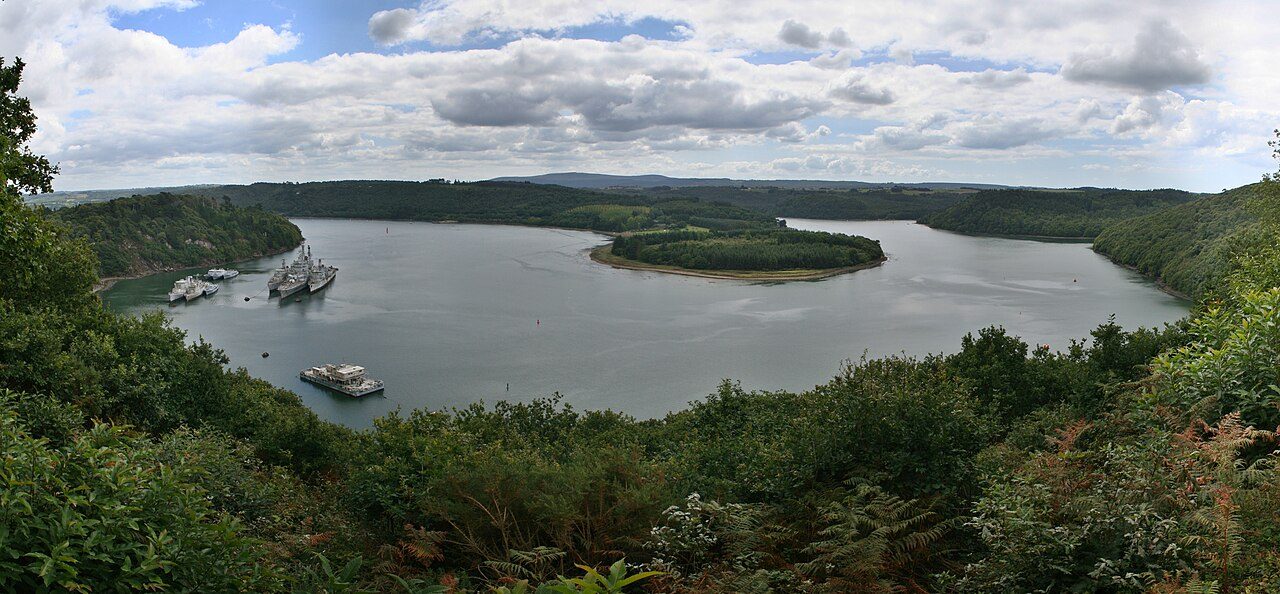 Belvédère sur l'Aulne Maritime à Landévennec