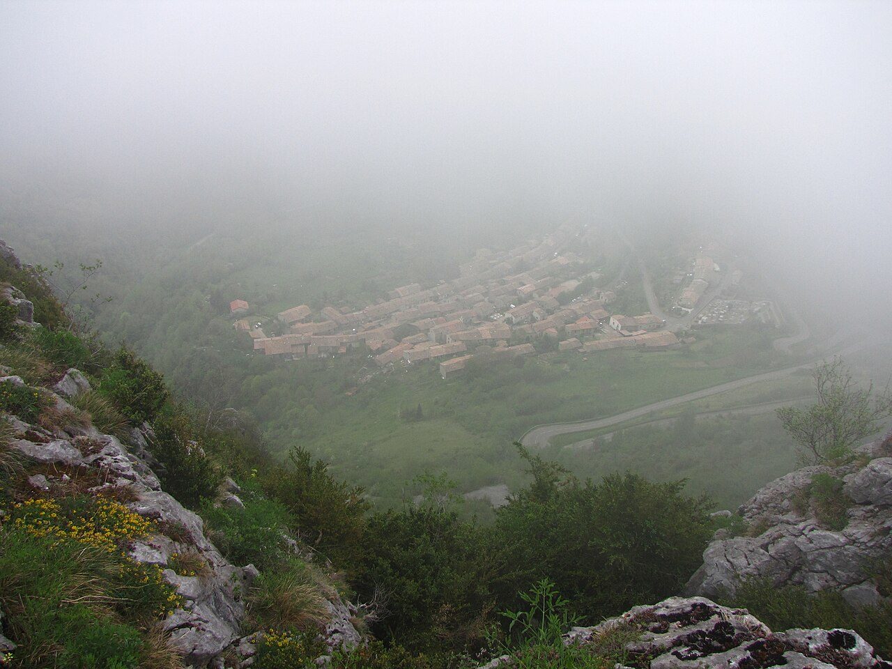 Village de Montségur à Montségur