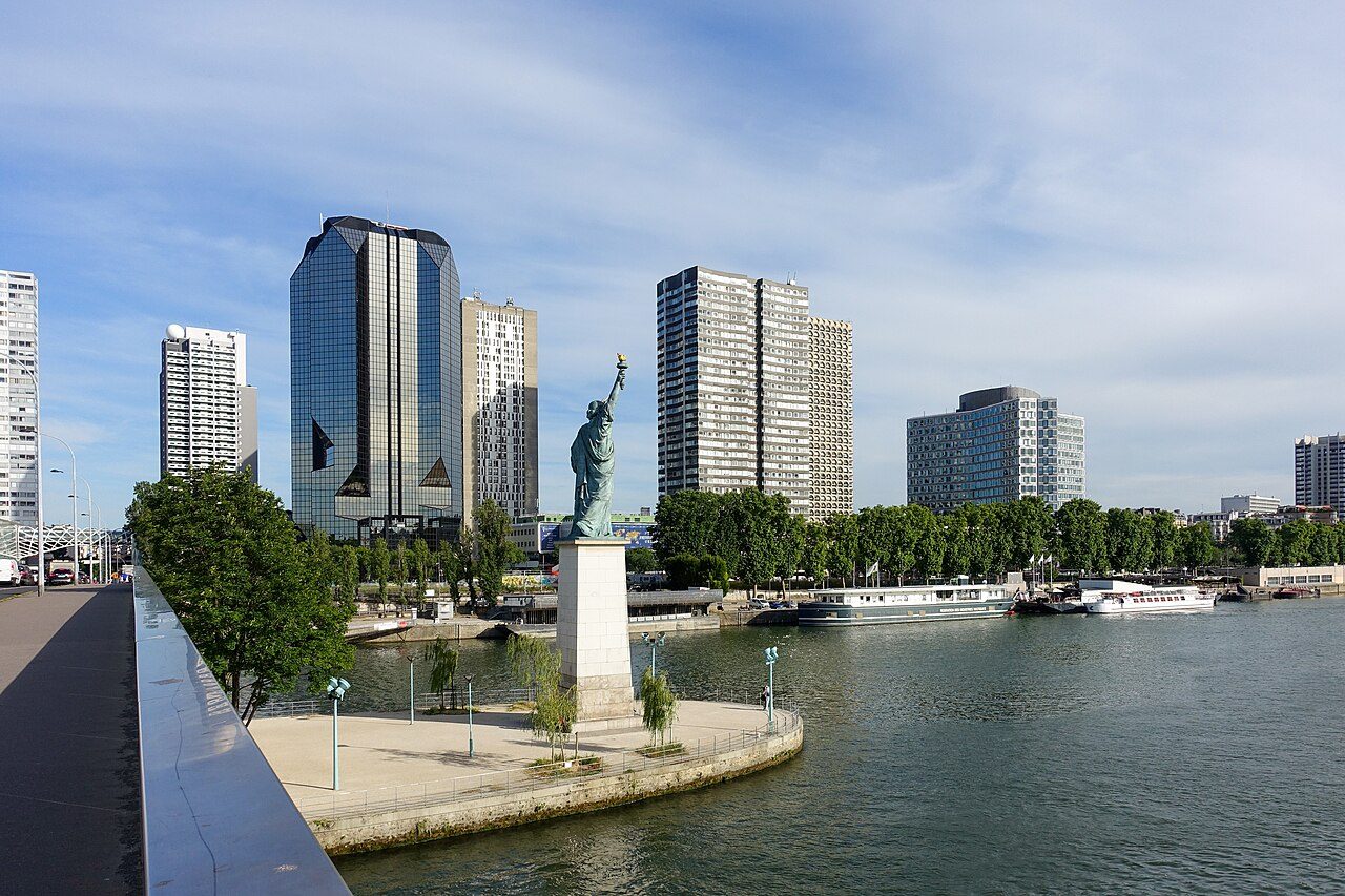 Île aux Cygnes à Paris