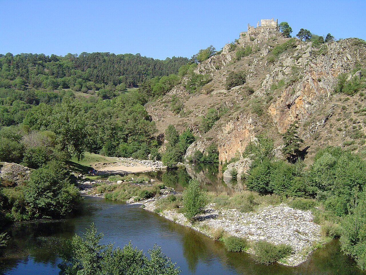 Les plages de Goudet à Goudet
