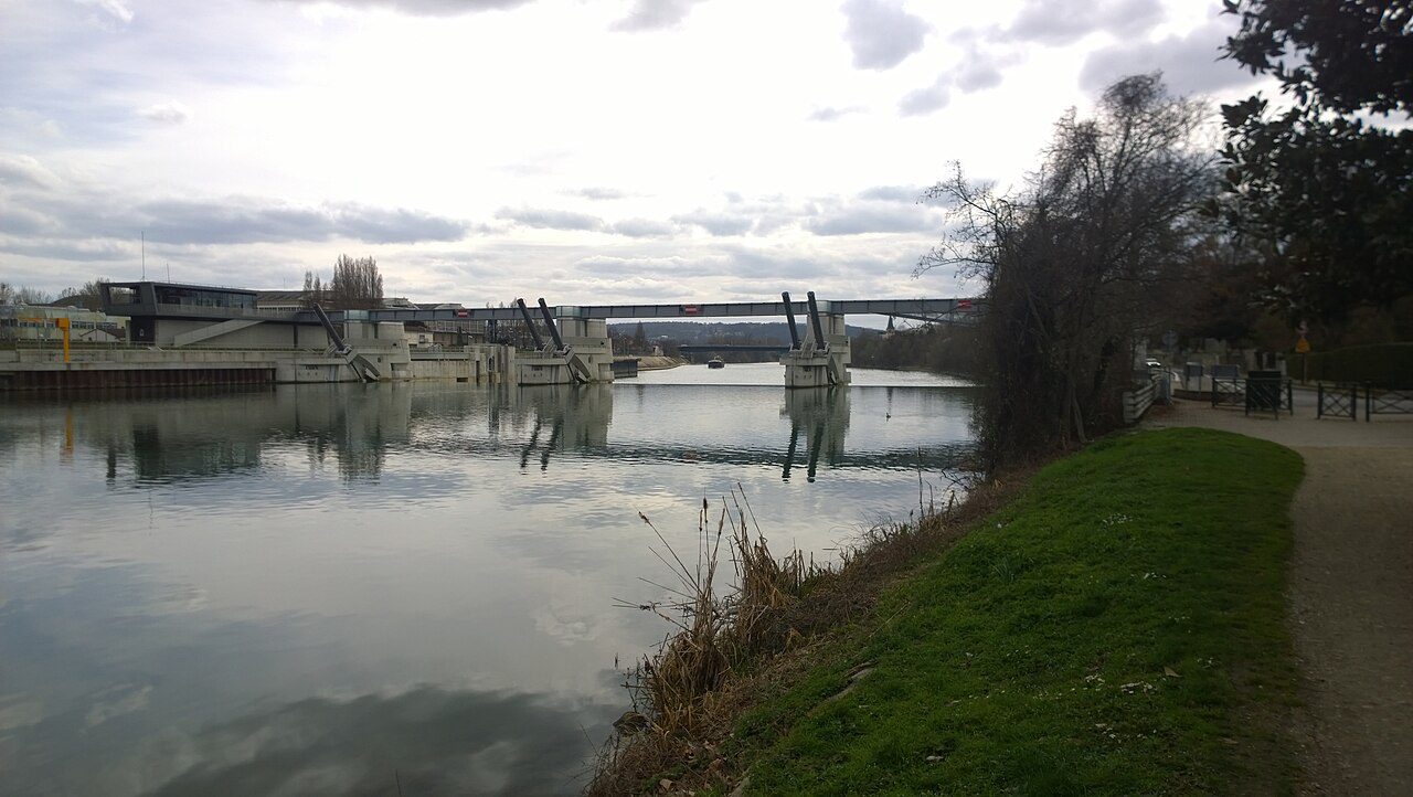 Barrage de Chatou à Chatou