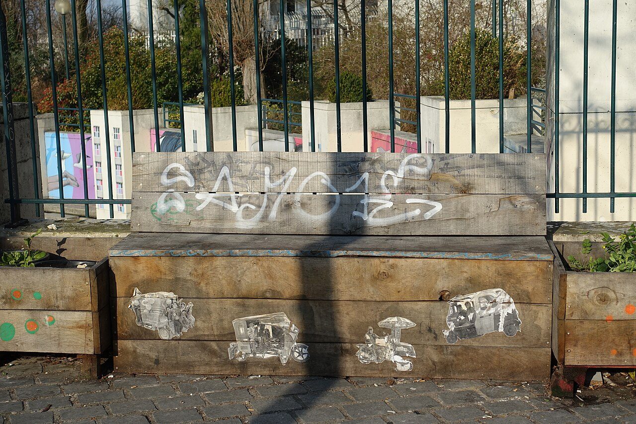 Parc de Belleville à Paris