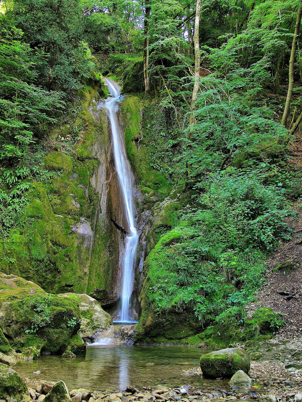 Cascade du Rougnon à Laissey