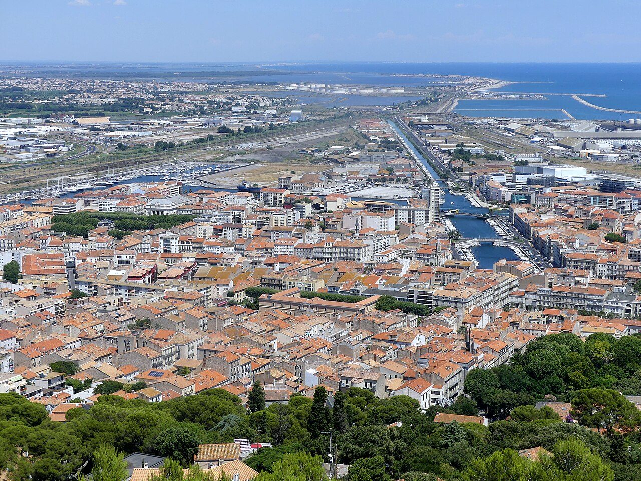 PANORAMIQUE DU MONT SAINT-CLAIR à Sète