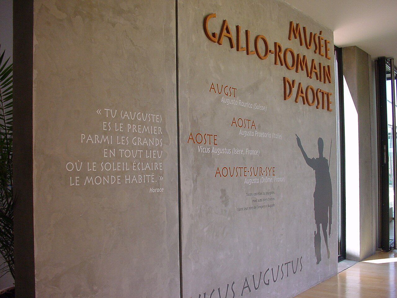 Musée gallo-romain d'Aoste à Aoste