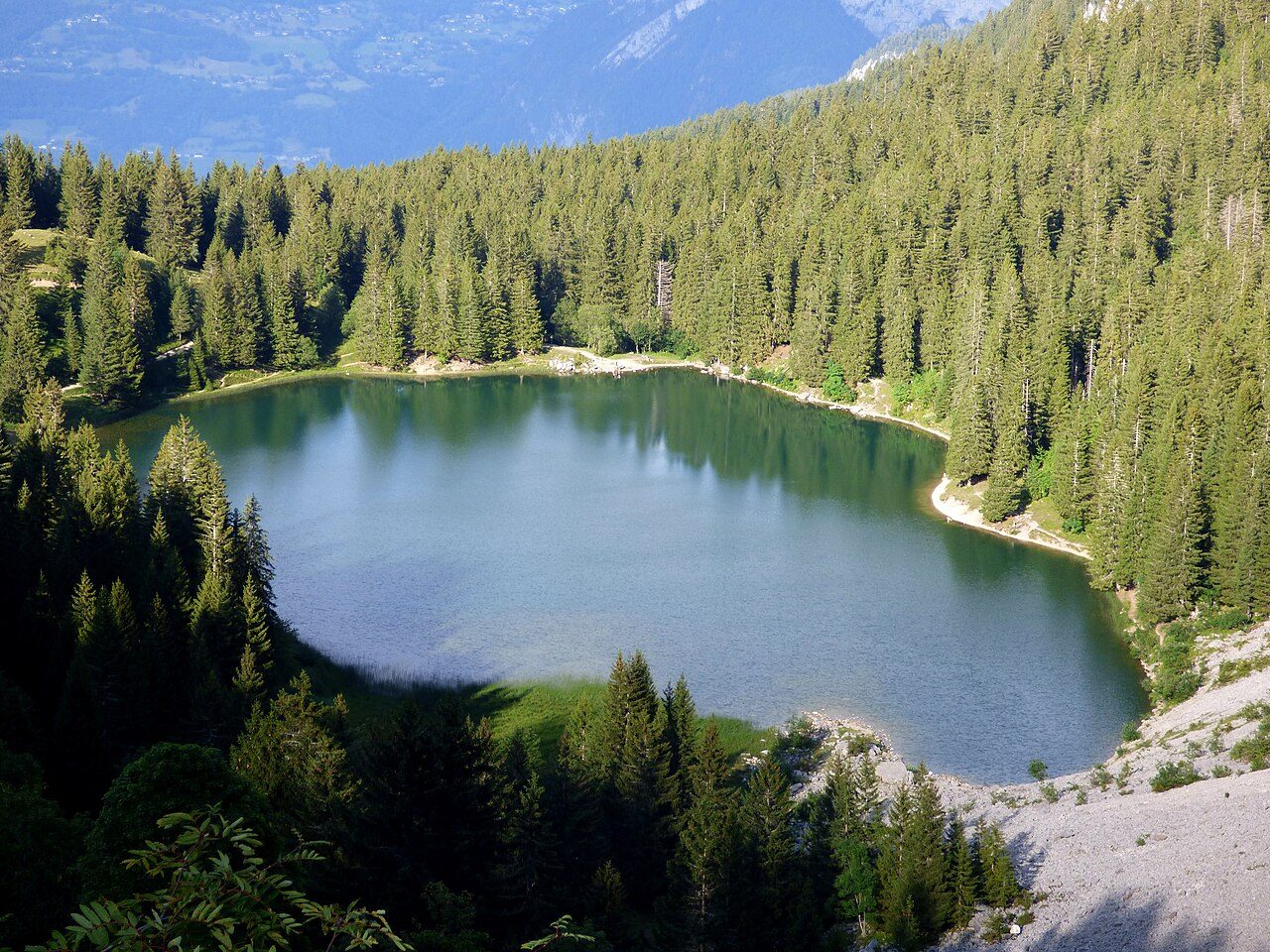 Pêche au lac Bénit