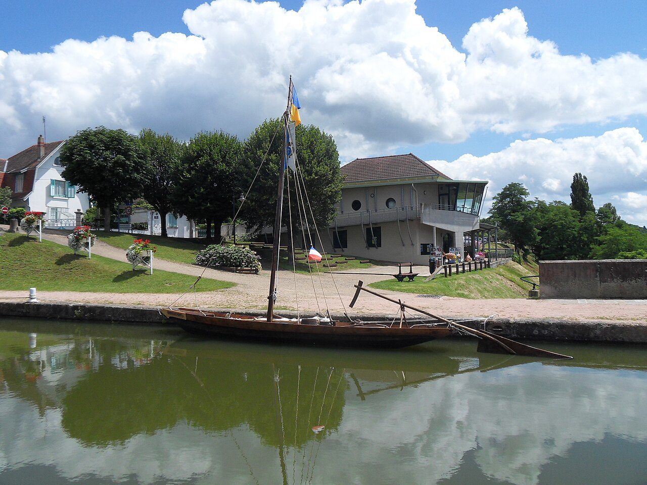 Pont-Canal sur la Loire à Digoin
