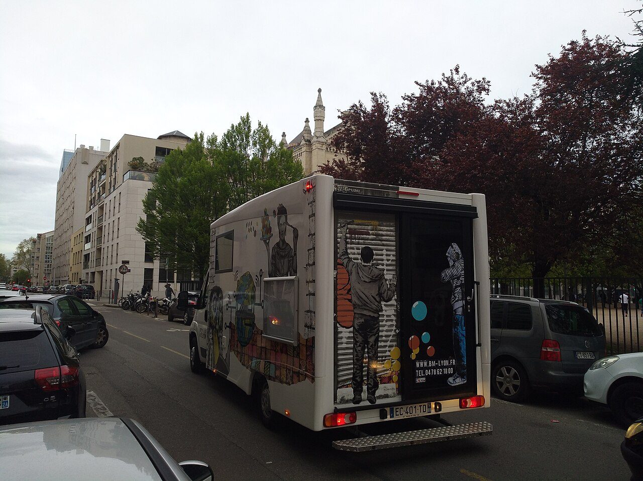 Le bibliobus à Lyon