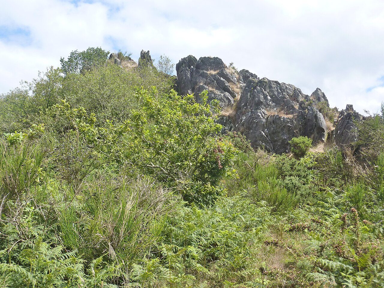 La Roche du feu à Gouézec