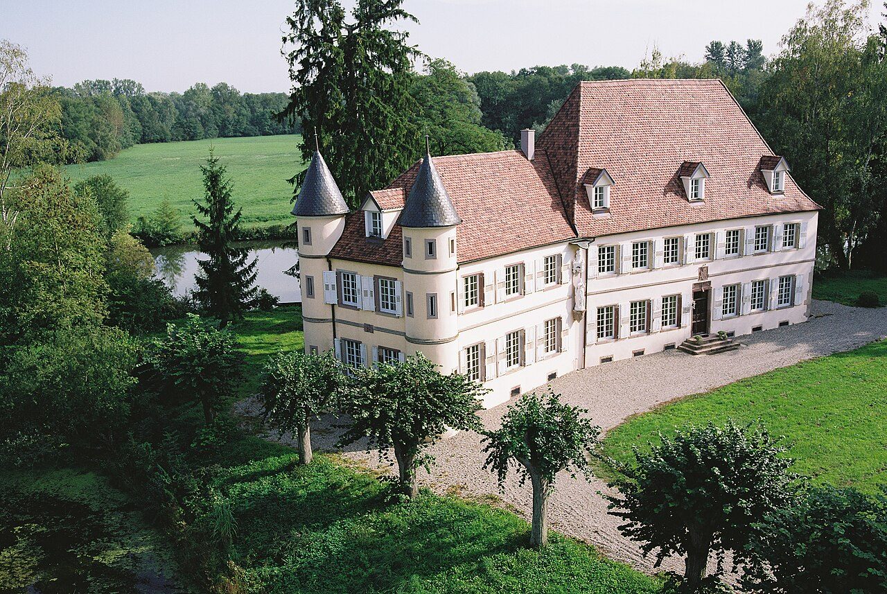 Le château de Werde, au bord de l'Ill