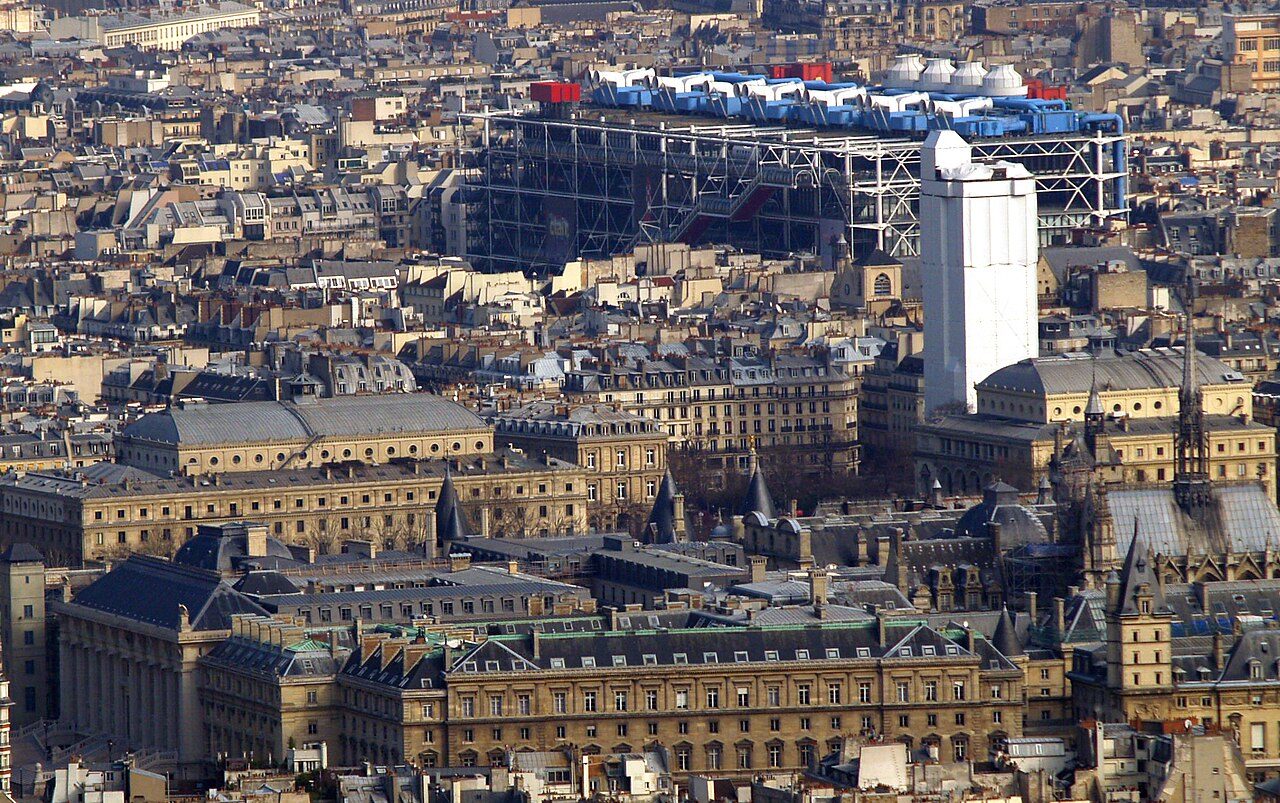 Centre Pompidou à Paris 4e Arrondissement