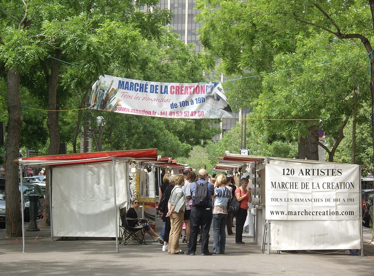 Marché de la création Paris Montparnasse à Paris