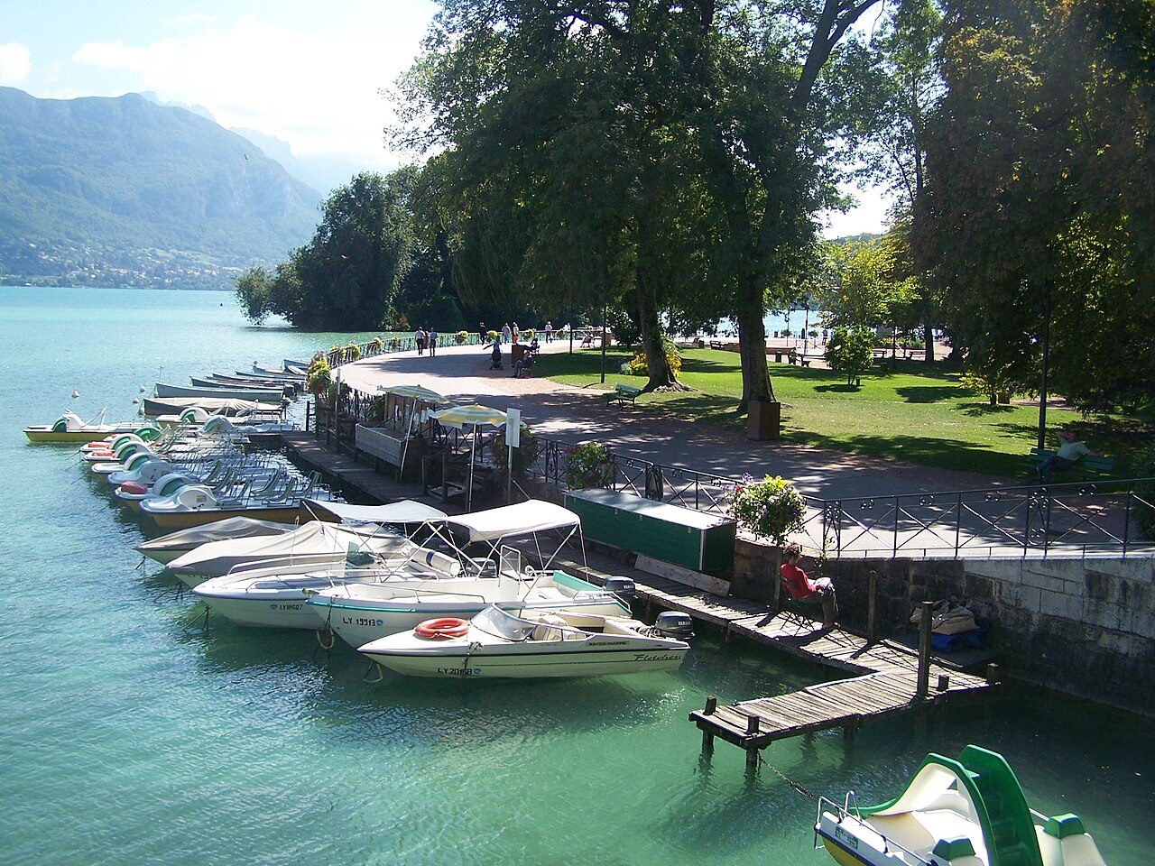 Les Jardins de l'Europe à Annecy