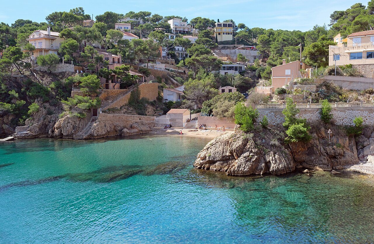Plage de la Redonne à Ensuès-la-Redonne