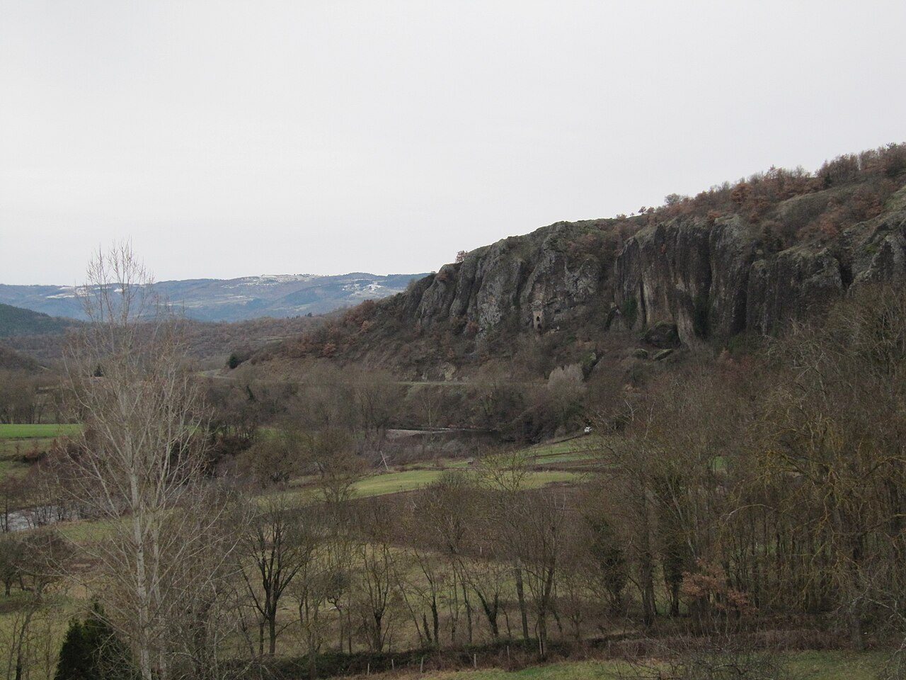 Falaise du Blot à Cerzat