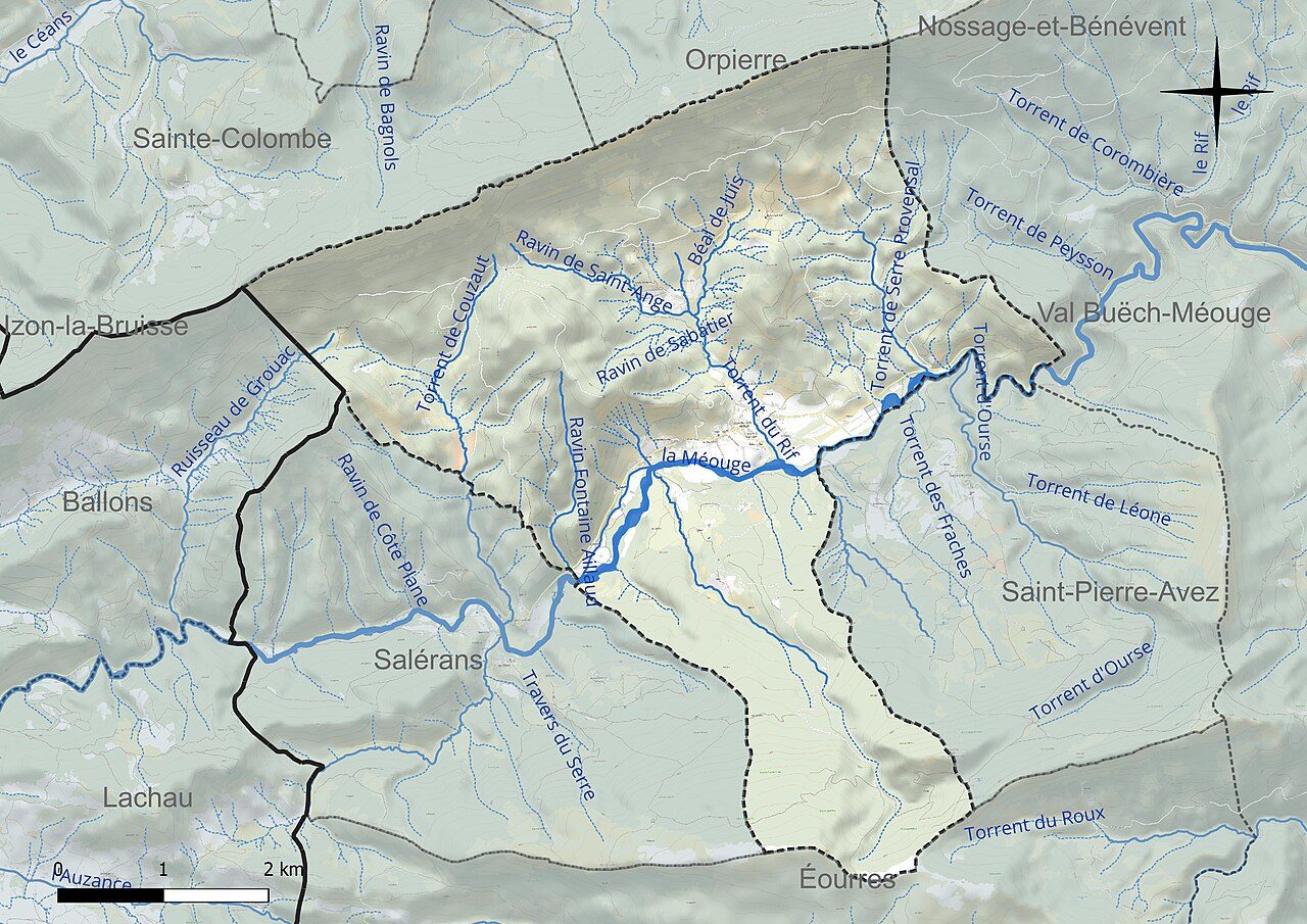 Barret-sur-Méouge à Barret-sur-Méouge