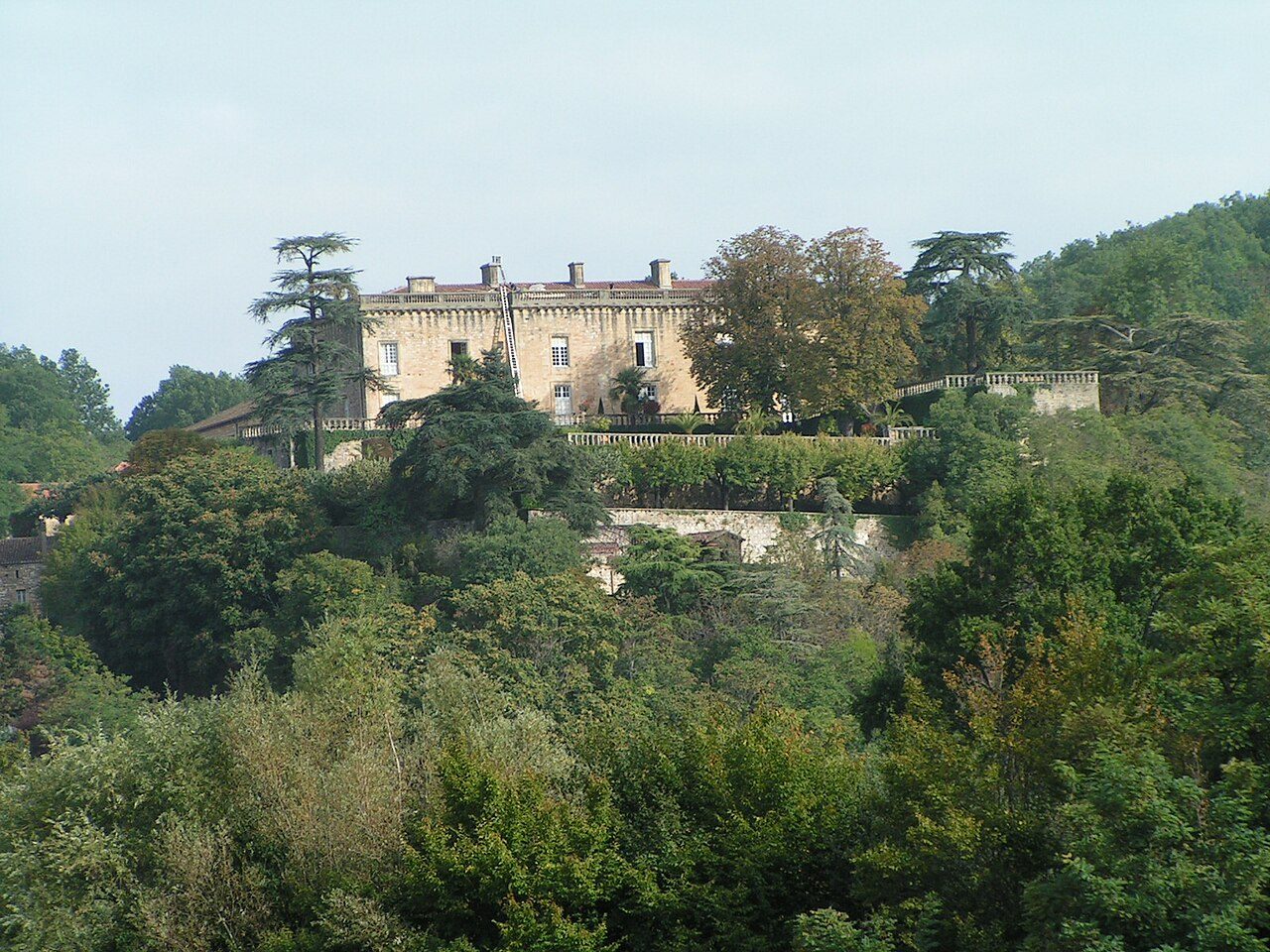 Les terrasses du château de Fumel à Fumel