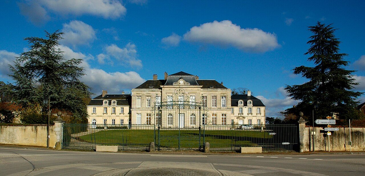 Parc du château d'Arcelot à Arceau