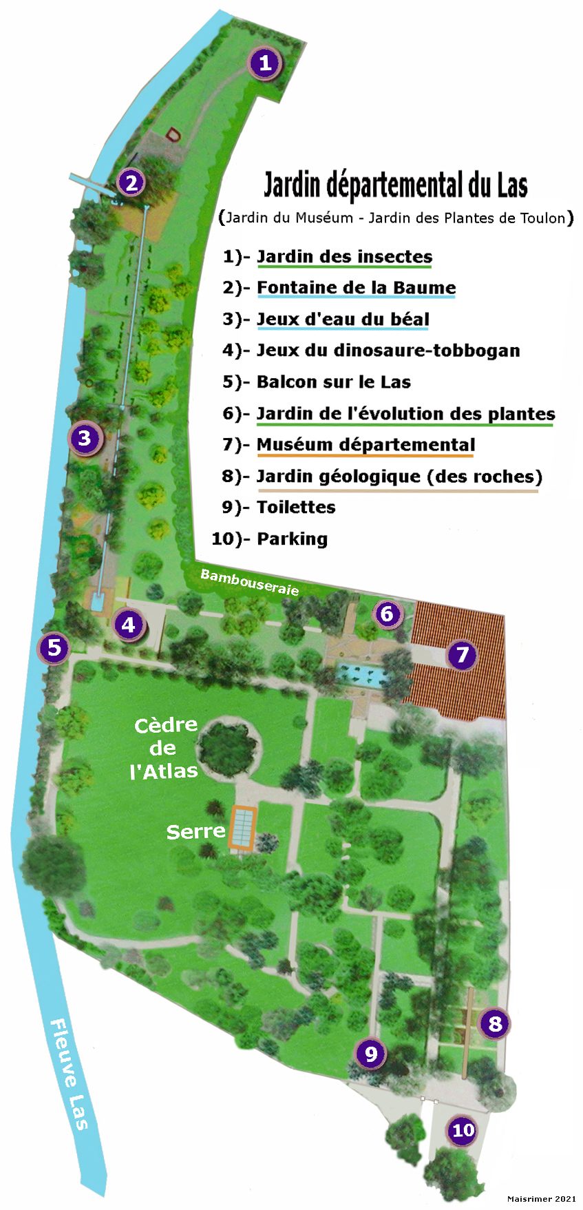 Jardin départemental du Las