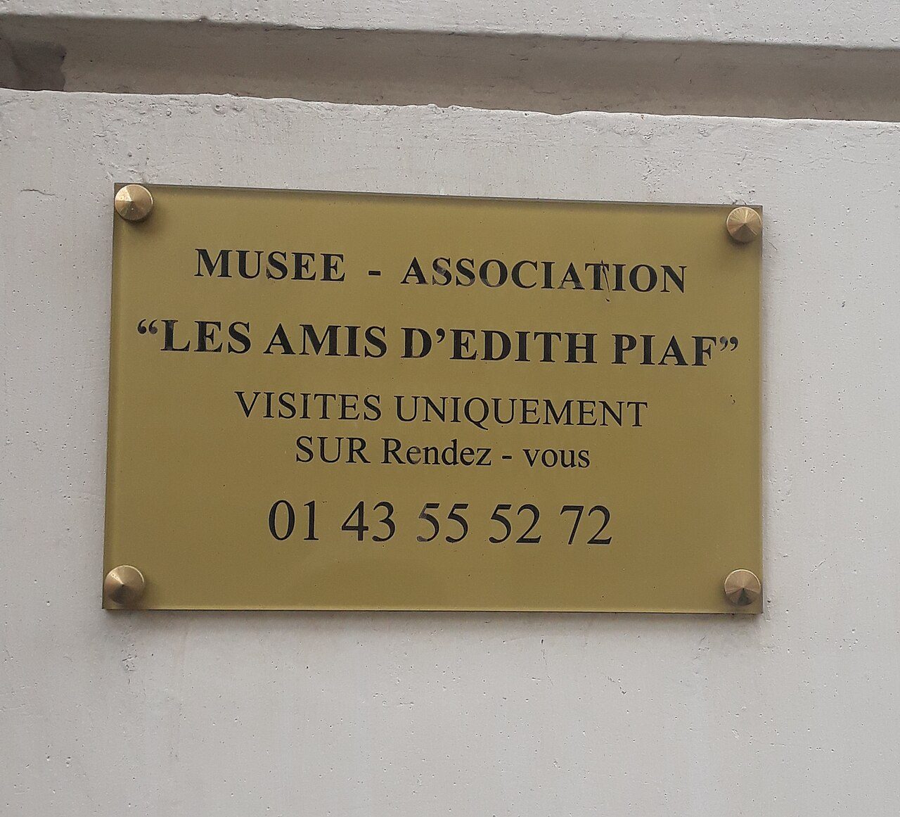Musée Edith Piaf à Paris
