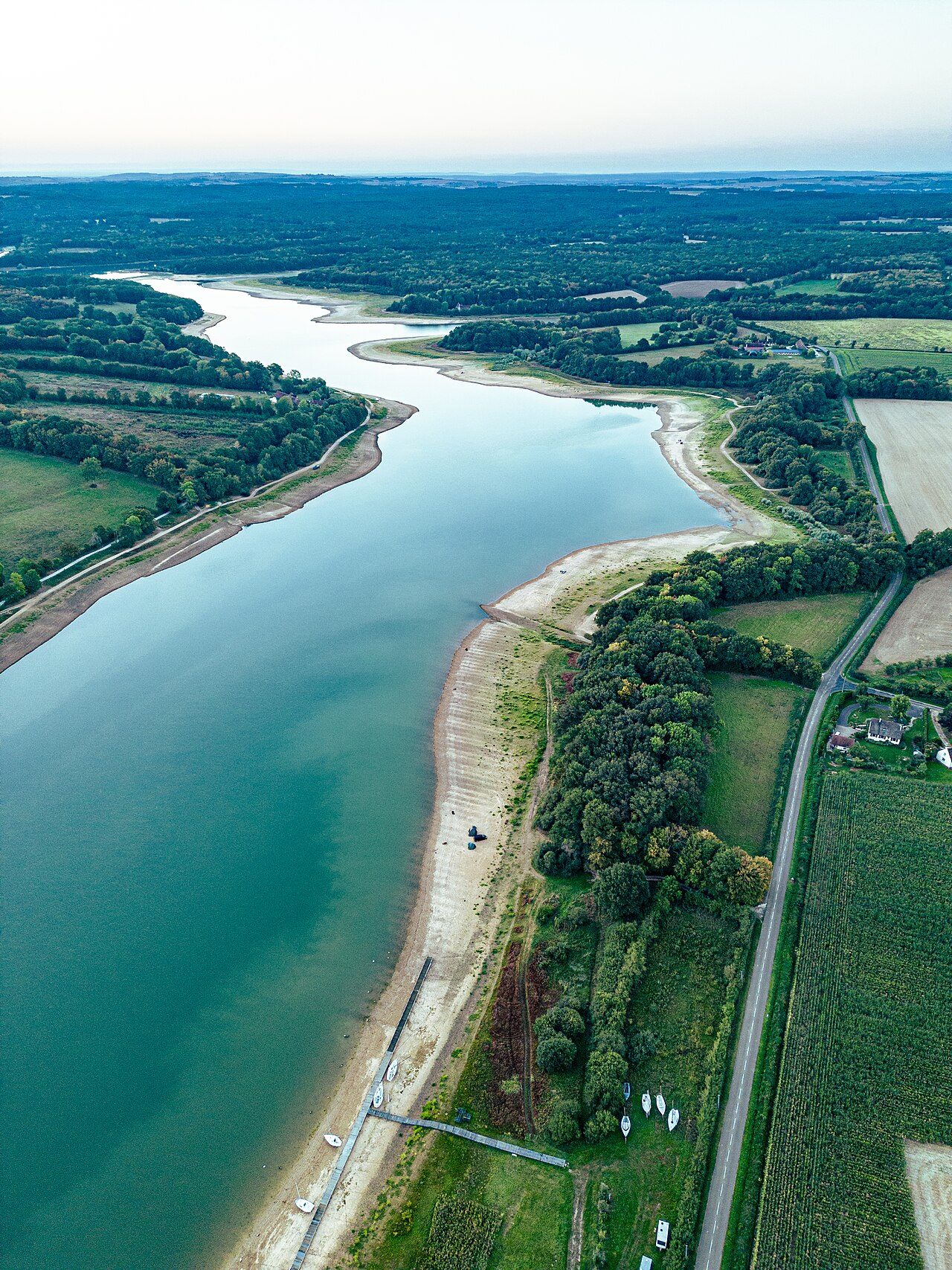 Réservoir du lac du Bourdon à Saint-Fargeau